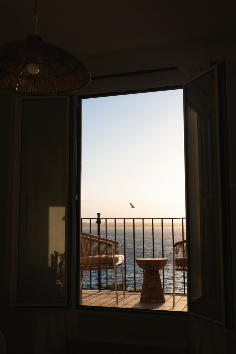 Sunset view from Lula Mare